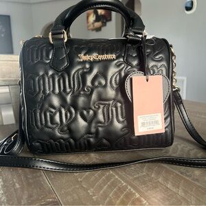 Juicy Couture Bestsellers Fame Satchel Barrel Black Licorice NWT